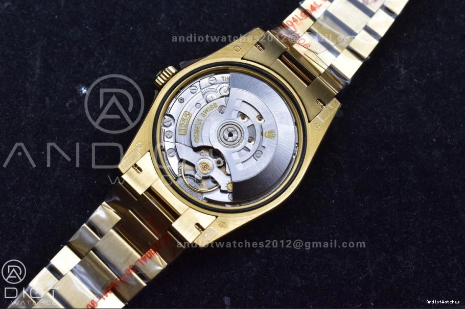 Roman with SportInspired YG on Bracelet vr3255 Edition President QF Marker Grey Weight) 700 904L V5 Dial 36 Steel DayDate (Gain Best 0913